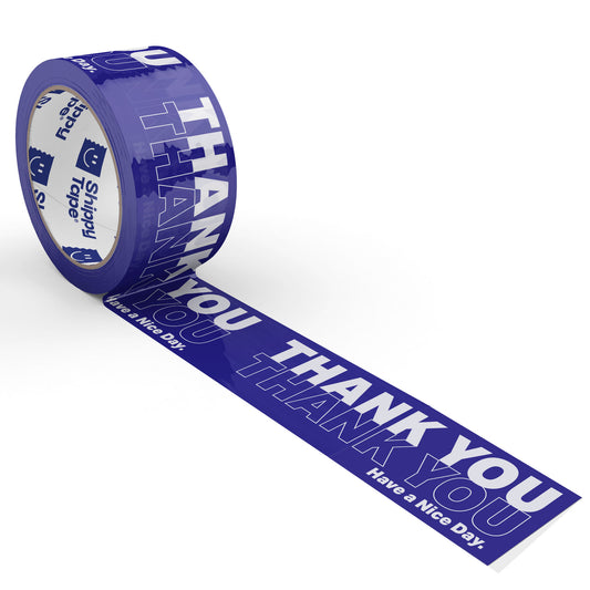 Thank You Shipping Tape - Blue/White NYC Bodega Bag