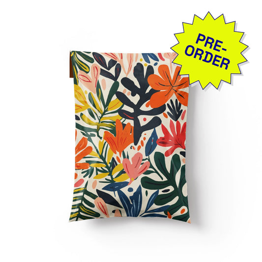 Poly Mailer Self-Sealing Shipping Envelopes – Tropical Leaves (Pack of 100)