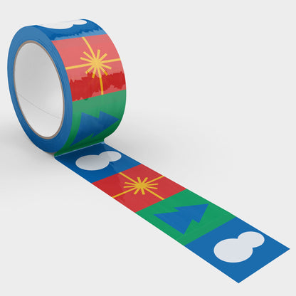 Christmas Holiday Snowman Gift Shipping Tape - Shippy Tape