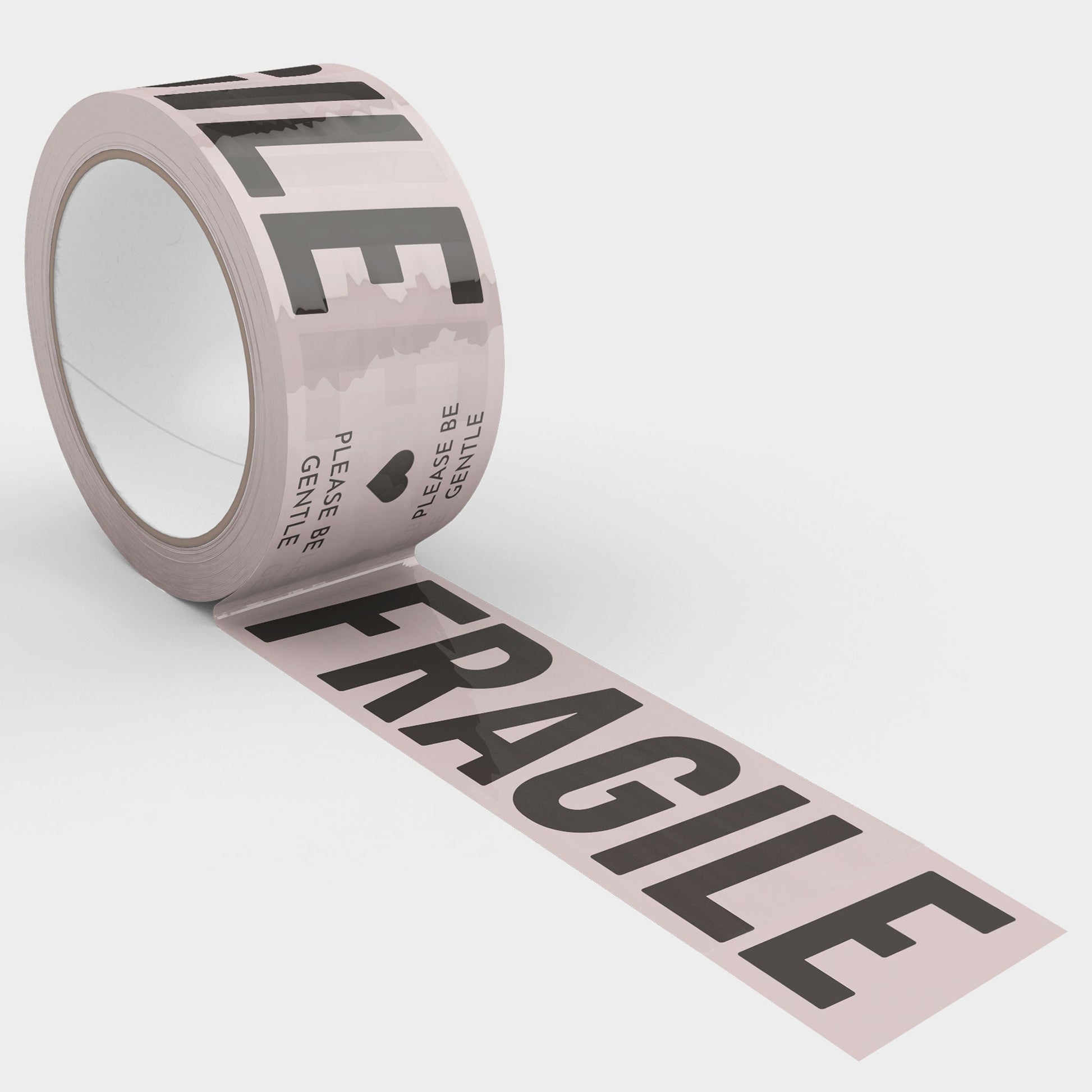 Fragile, Please Be Gentle Shipping Tape - Cream/Black - Shippy Tape