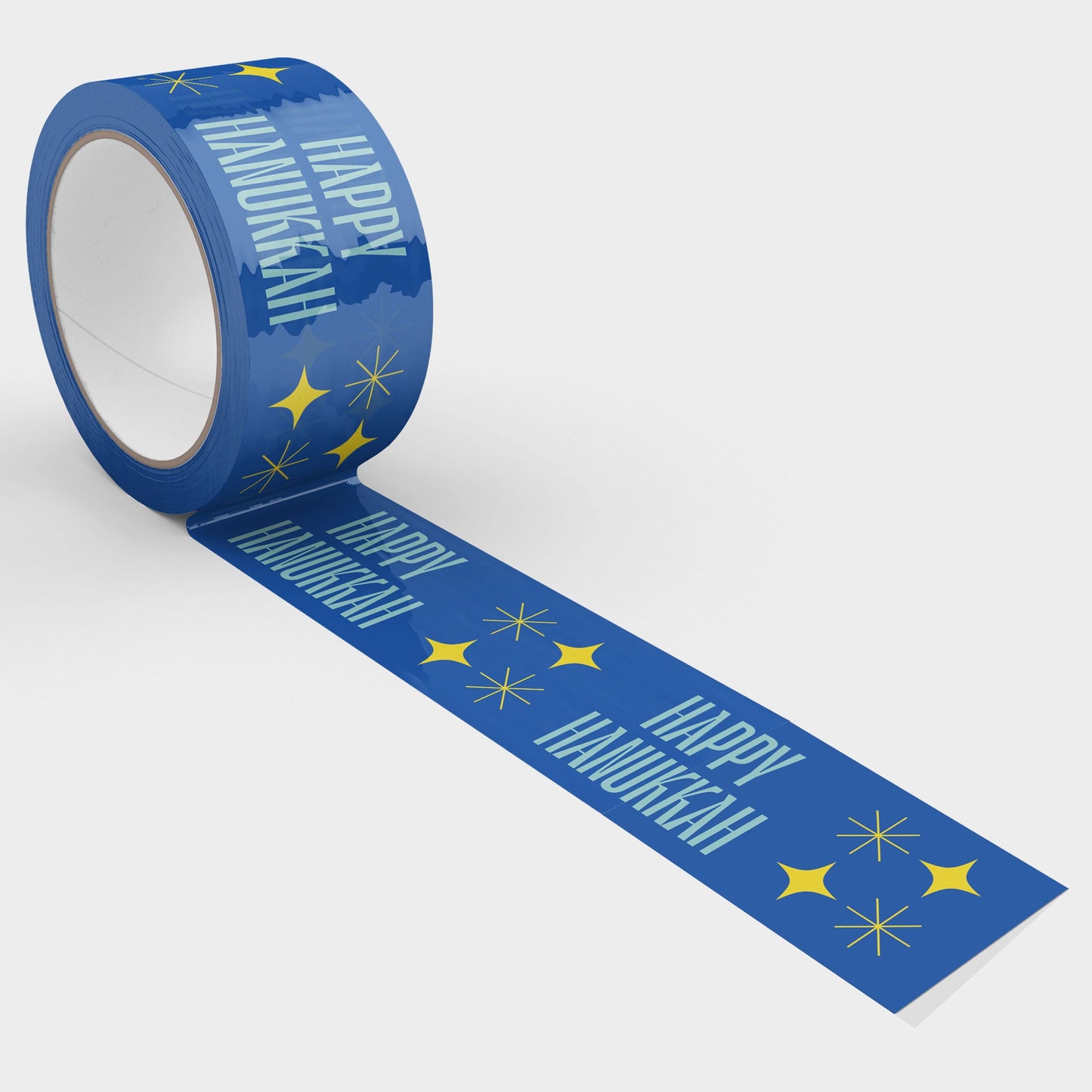 Happy Hanukkah Holiday Shipping Tape - Shippy Tape