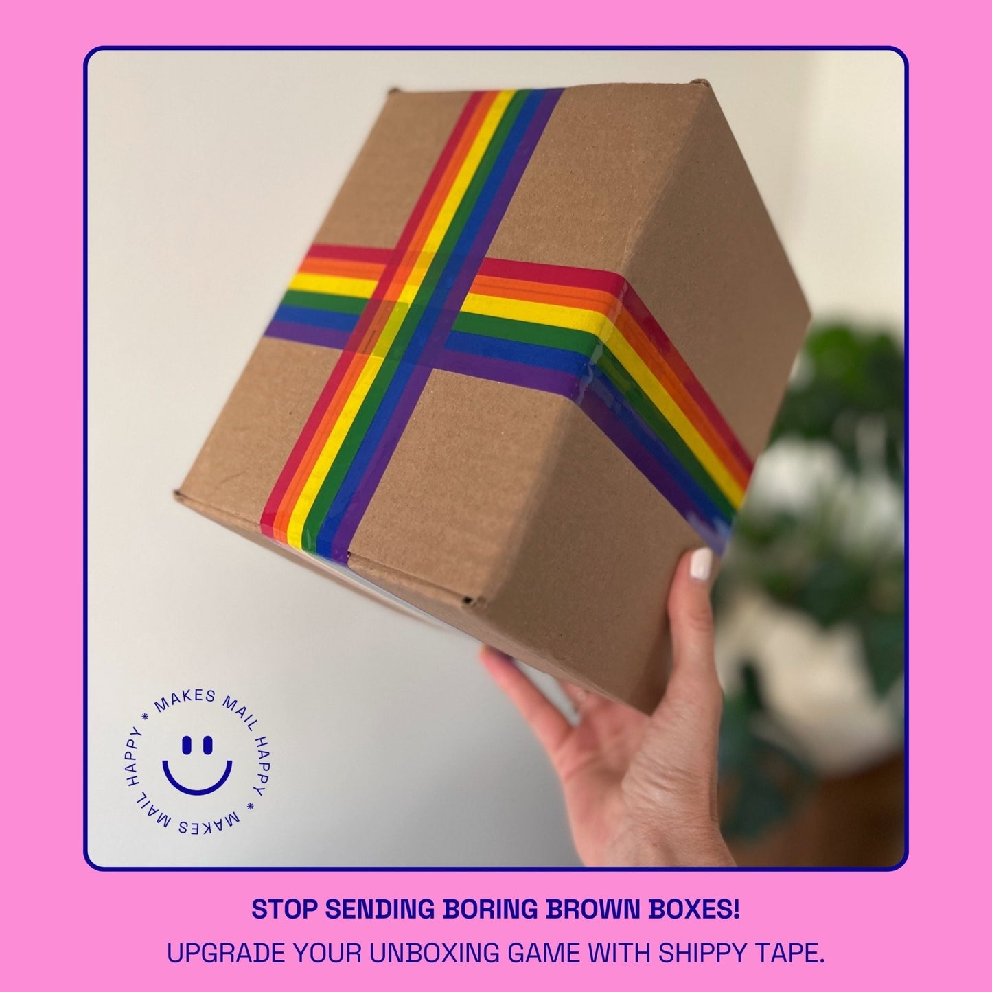 Rainbow Pride Flag Shipping and Packing Tape - Shippy Tape