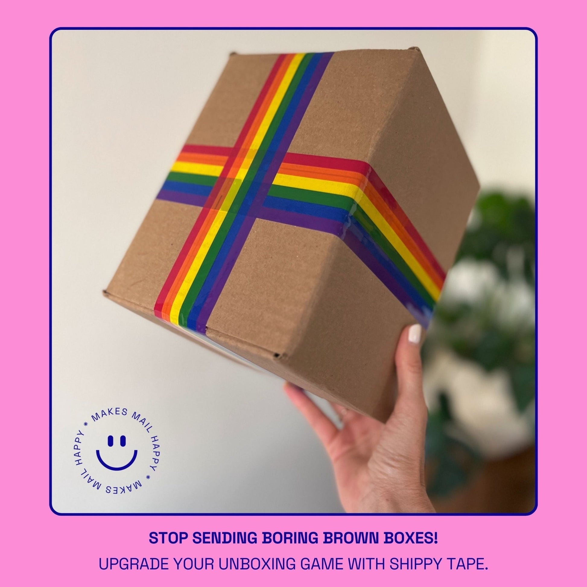 Rainbow Pride Flag Shipping and Packing Tape - Shippy Tape