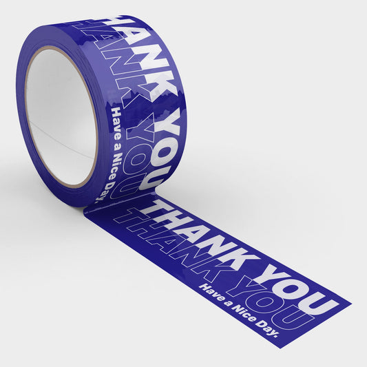 Thank You Shipping Tape - Blue/White NYC Bodega Bag - Shippy Tape
