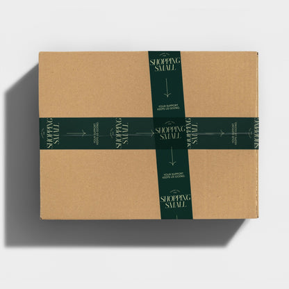 Thank You for Shopping Small Shipping Tape - Dark Green/Mint - shippytape